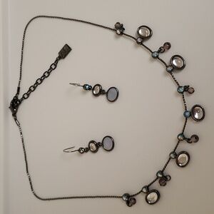 SET: ANNE KLEIN Necklace & Earring Set